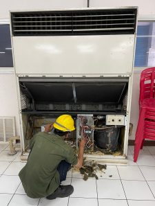 Service / Perbaikan AC Package 10 PK Kawasan MM2100 Cibitung Bekasi